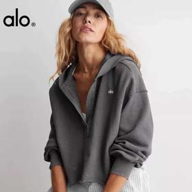 ALO Women's spring and autumn loose yoga pullover hoodie (6 styles)-2581  